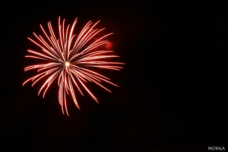 Feu d'artifice de Seignosse 2008