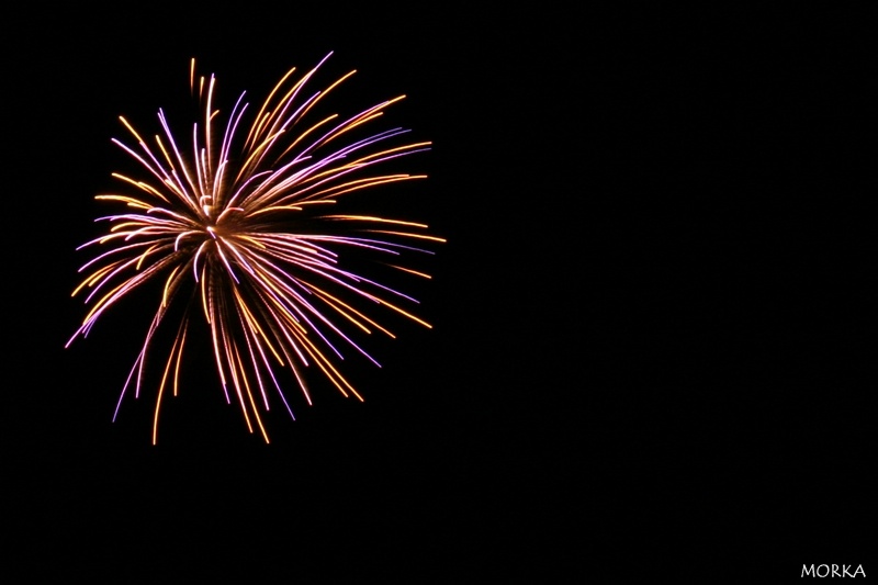 Feu d'artifice de Seignosse 2008