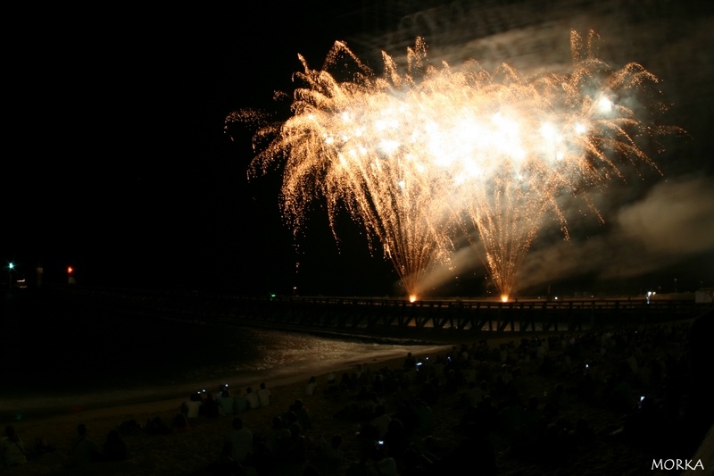 Feu d'artifice de Capbreton 2009