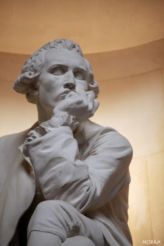 Grand amphithéâtre de la Sorbonne : statue de Lavoisier