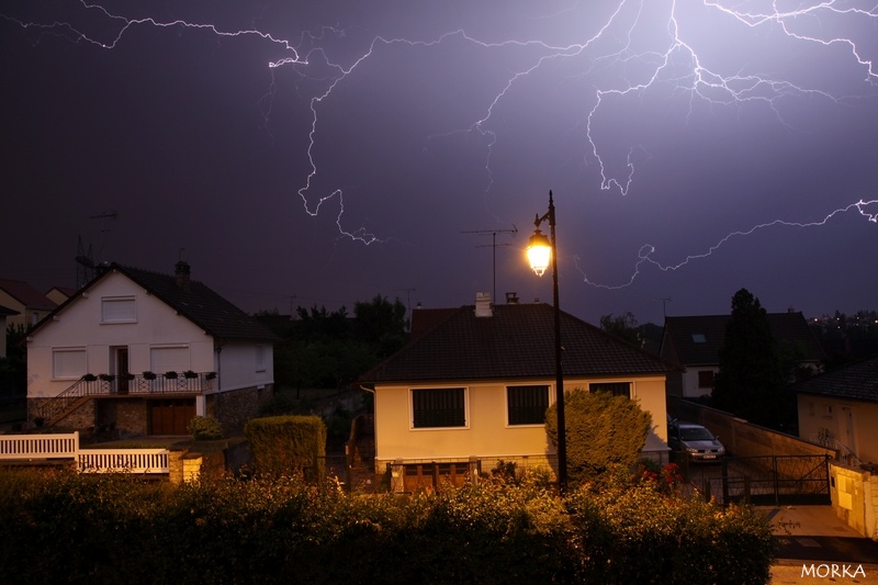 Orage sur Ollainville