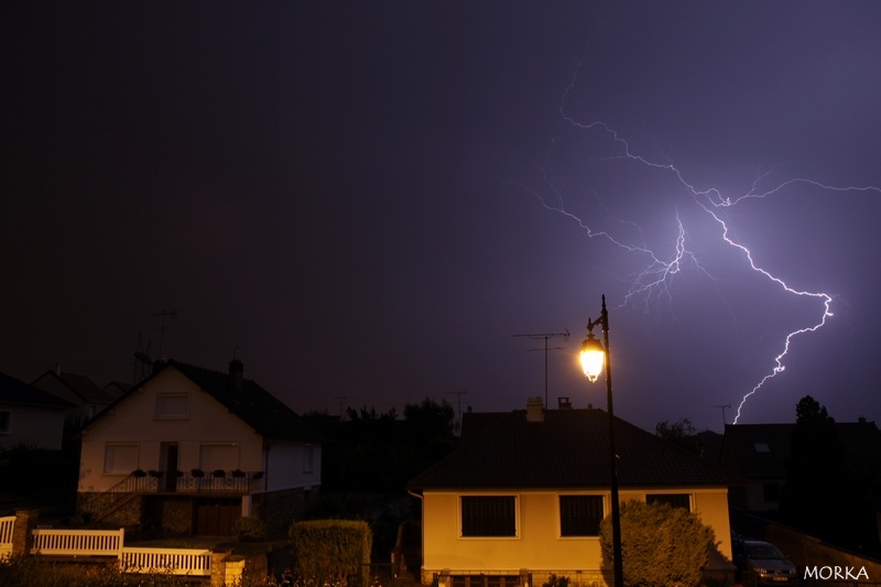 Orage sur Ollainville