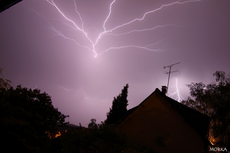 Orage sur Ollainville