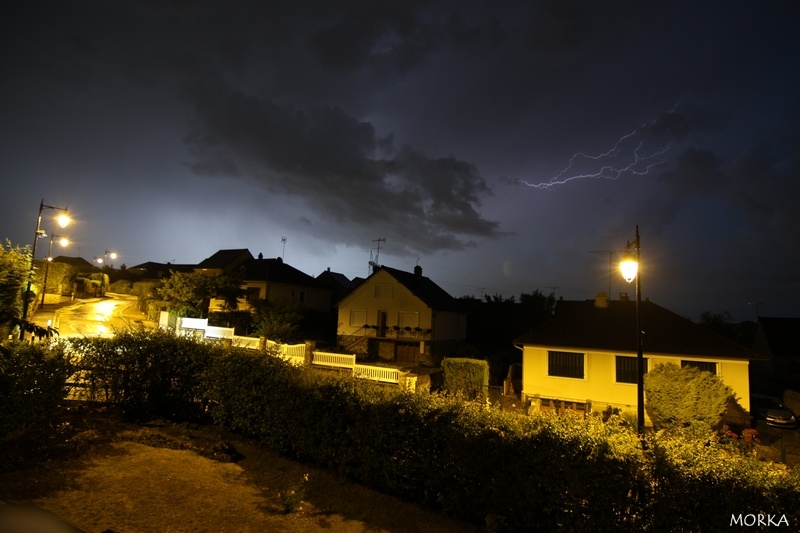 Orage sur Ollainville