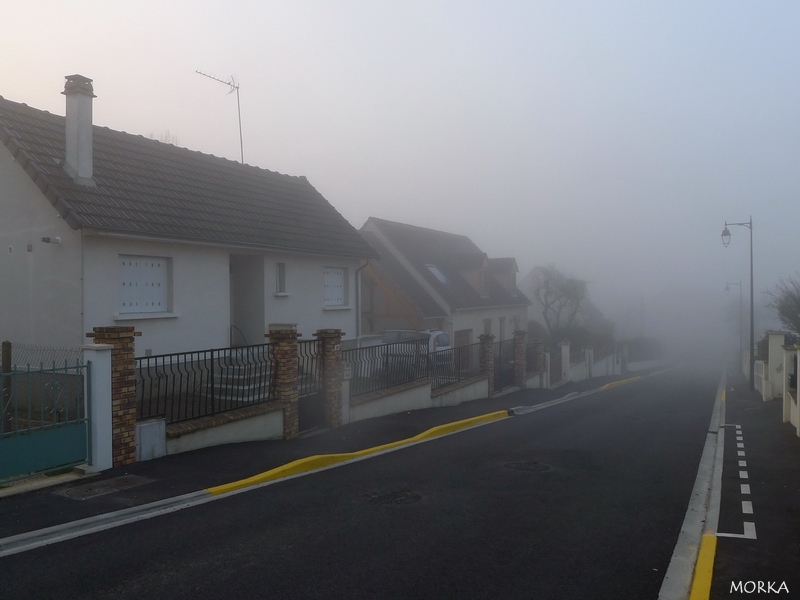 Brouillard sur Ollainville