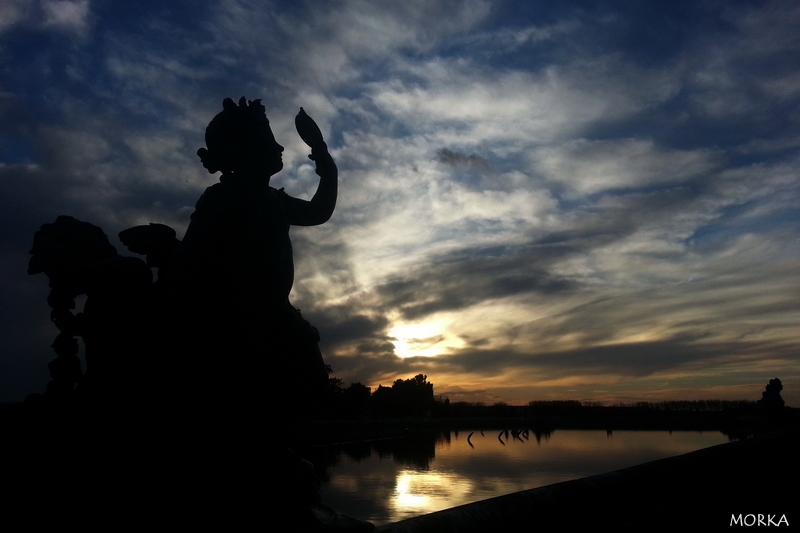 Sunset at Château de Versailles