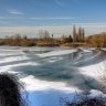 Lac d'Ollainville gelé