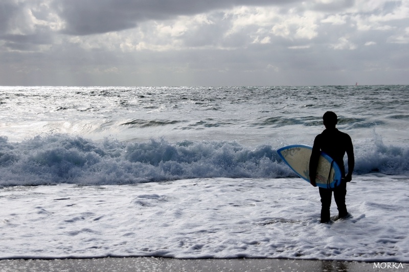 Surfeur à Capbreton