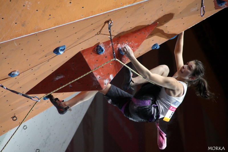 Lead female final - World climbing championship 2012