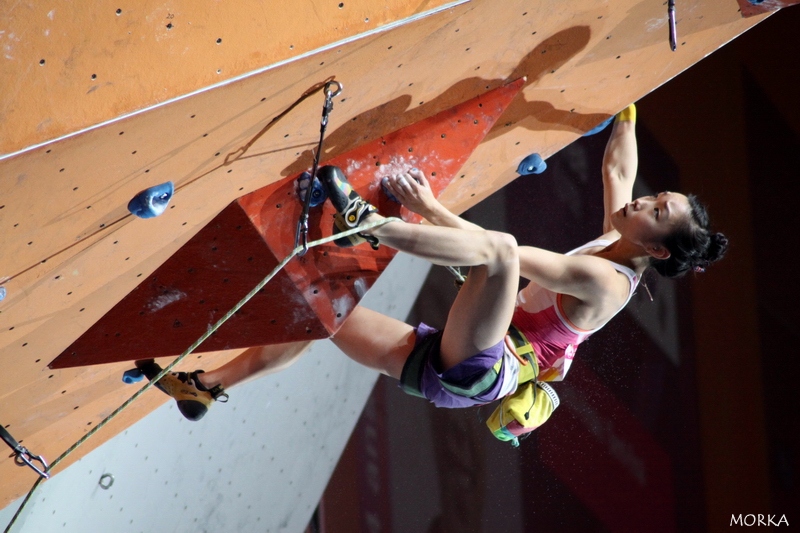 Lead female final - World climbing championship 2012