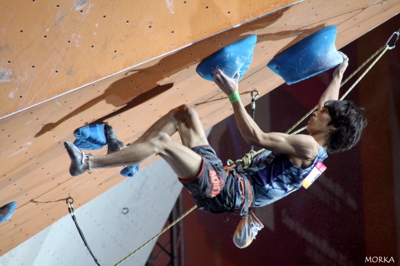 Lead male final - World climbing championship 2012