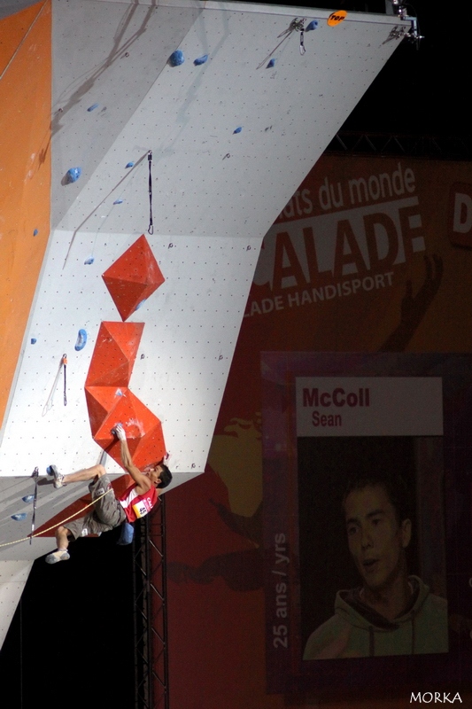 Lead male final - World climbing championship 2012