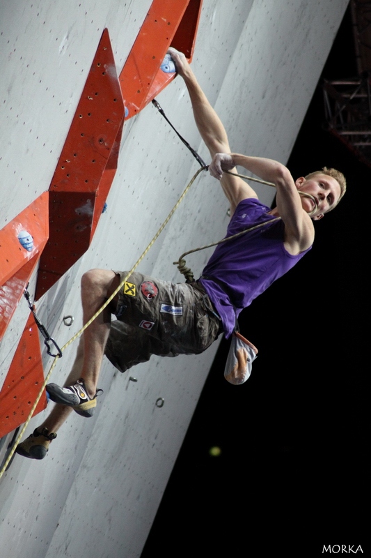 Lead male final - World climbing championship 2012