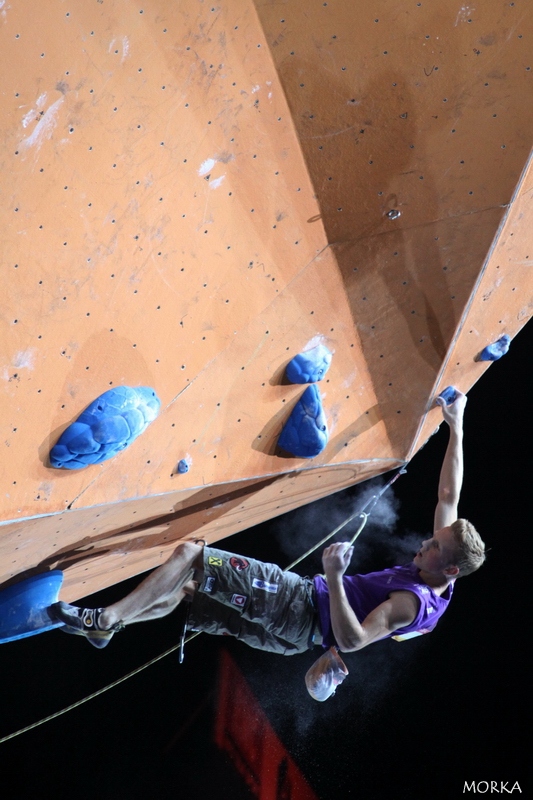 Lead male final - World climbing championship 2012