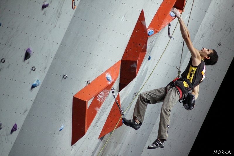 Lead male final - World climbing championship 2012