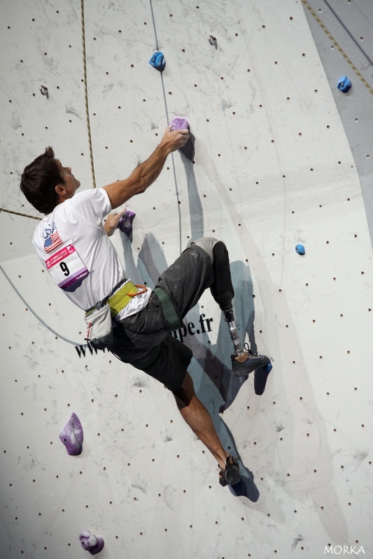 Paraclimbing final - World climbing championship 2012