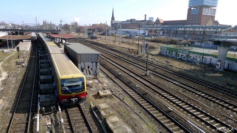 Une gare ferroviaire à Berlin