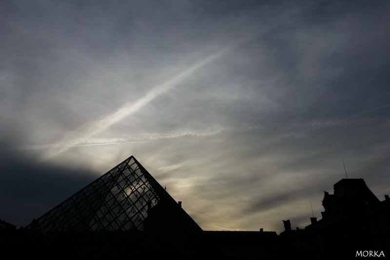 Sunrise at Le Louvre, Paris