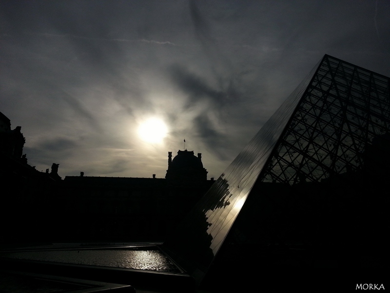 Sunrise at Le Louvre, Paris
