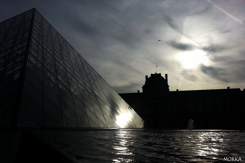 Sunrise at Le Louvre, Paris