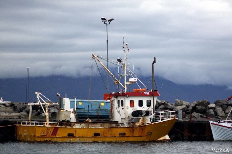 Bateau de pêcheur, Húsavík, Islande