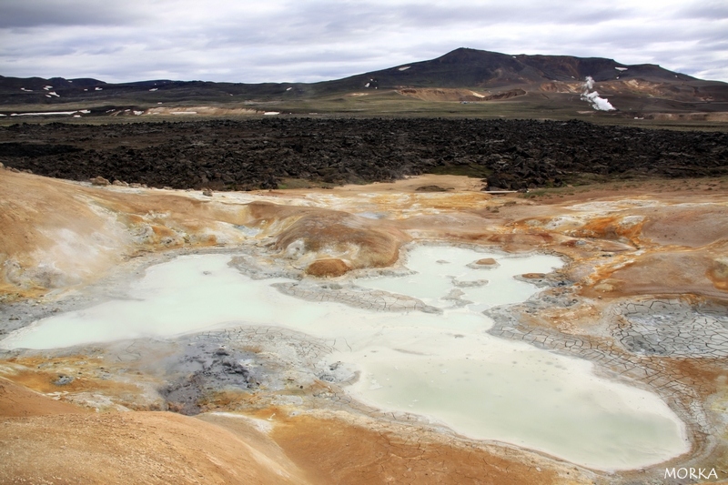 Volcan Krafla, Islande