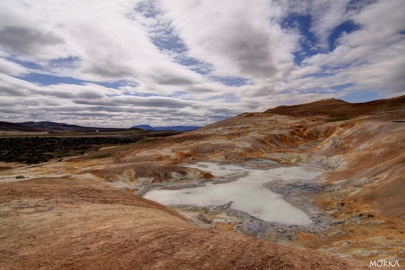 Volcan Krafla, Islande