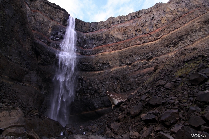 Hengifoss, Islande