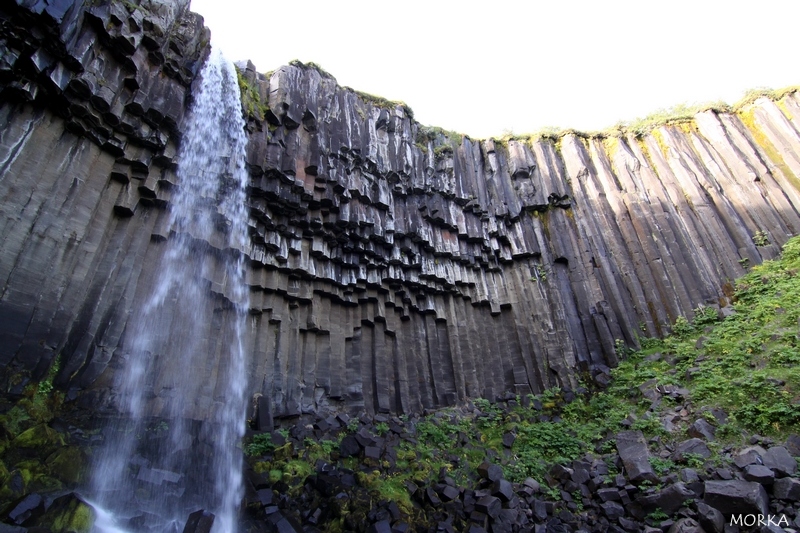 Chute Svartifoss, Islande