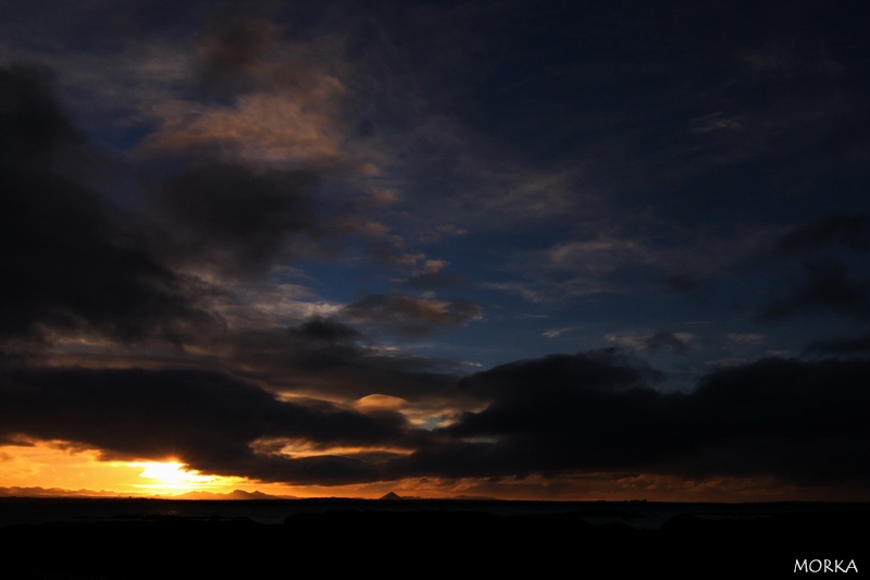 Sunset in Reykjavík, Iceland