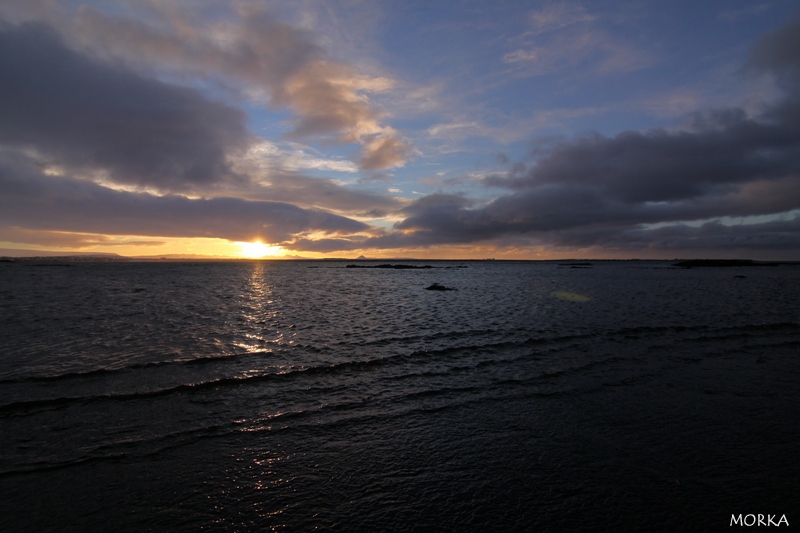 Sunset in Reykjavík, Iceland