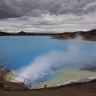 Eau bleue, région de Mývatn, Islande