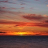 Sunset on Borgarfjörður, Iceland