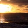 Sunset in Reykjavík, Iceland