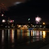 New year's eve fireworks in Reykjavík, Iceland