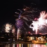 New year's eve fireworks in Reykjavík, Iceland